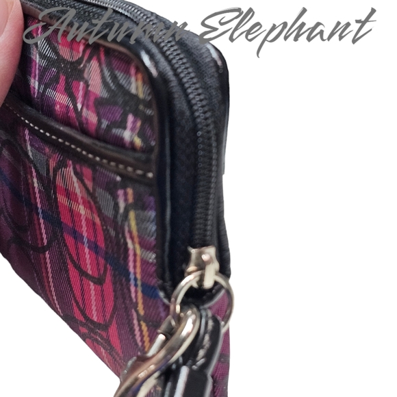 EUC Coach Tartan Large Wallet Purse - Picture 15 of 16